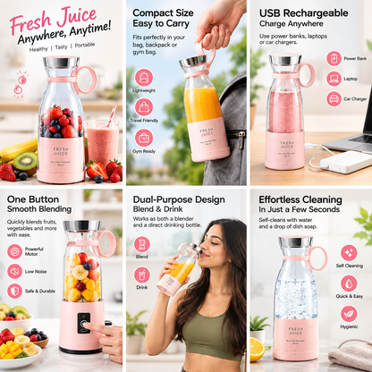 Travel Portable Mini Juice Blender